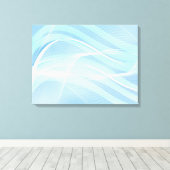 Canvas Art-Blue Abstract Afdruk (Insitu (Houten vloer))
