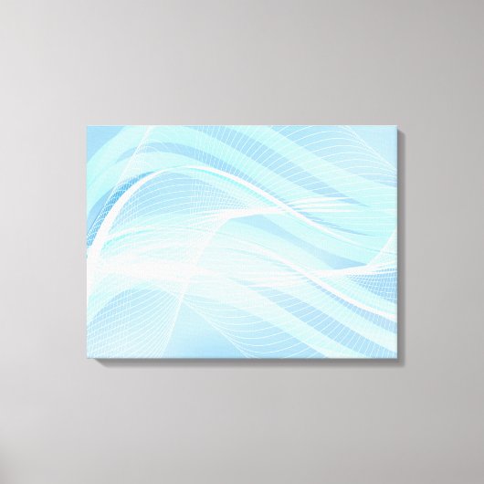Canvas Art-Blue Abstract Afdruk (Voorkant)