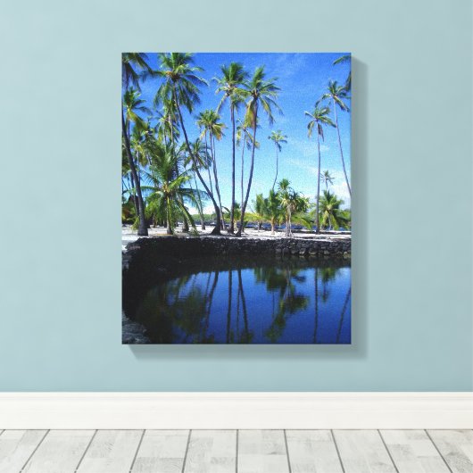 Canvas Art-Hawaii (Insitu (Houten vloer))