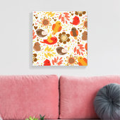 Canvas Art-Herfst vogels Afdruk (Insitu (Woonkamer))