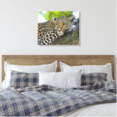Canvas Art-Leopard Afdruk (Insitu (Slaapkamer))