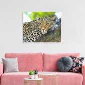 Canvas Art-Leopard Afdruk (Insitu (Woonkamer))