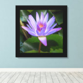 Canvas Art-Lotus Bloem (Insitu (Houten vloer))