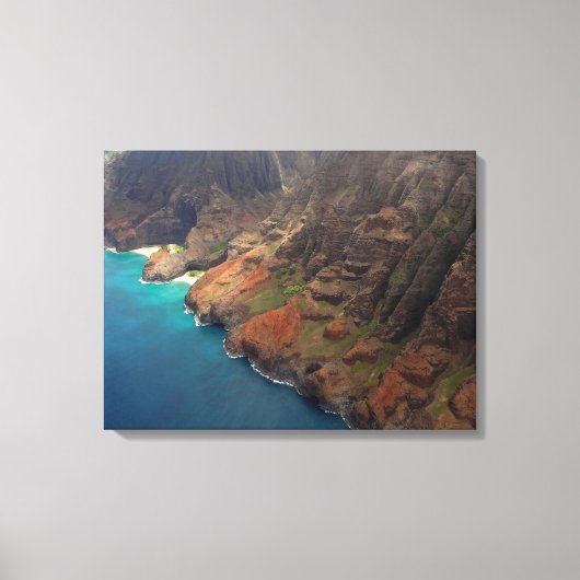 Canvas Art-Napali kust Kauai Afdruk (Voorkant)