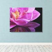 Canvas Art-Orchidee Afdruk (Insitu (Houten vloer))