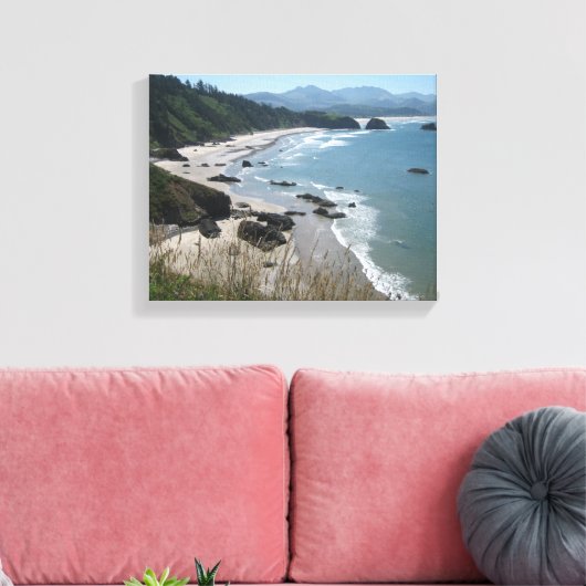 Canvas Art Oregon Kust (Insitu (Woonkamer))