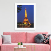 Canvas Art-Paris Eiffel Tower Afdruk (Insitu (Woonkamer))