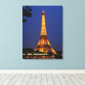Canvas Art-Paris Eiffel Tower Afdruk (Insitu (Houten vloer))