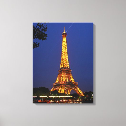 Canvas Art-Paris Eiffel Tower Afdruk (Voorkant)