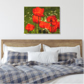 Canvas Art-Poppies Afdruk (Insitu (Slaapkamer))