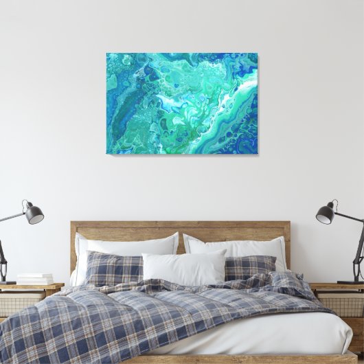 Canvas Art Print - "Atlantis" (Insitu (Slaapkamer))