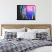 Canvas Art Print "Celestial City Sky" (Insitu (Slaapkamer))