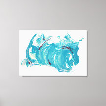 Canvas Art Print - "Running with the Wind"