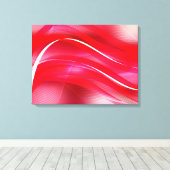 Canvas Art-Red Abstract Afdruk (Insitu (Houten vloer))