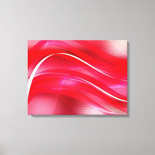 Canvas Art-Red Abstract Afdruk (Voorkant)