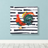 Canvas Art-Rooster (Insitu (Houten vloer))