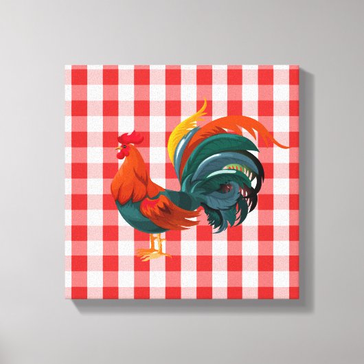 Canvas Art-Rooster Afdruk (Voorkant)
