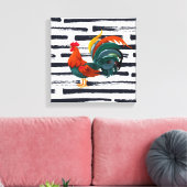 Canvas Art-Rooster Afdruk (Insitu (Woonkamer))