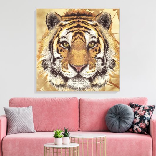 Canvas Art-Tiger (Insitu (Woonkamer))