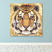 Canvas Art-Tiger Afdruk (Insitu (Houten vloer))