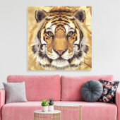 Canvas Art-Tiger Afdruk (Insitu (Woonkamer))