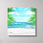 Canvas Art-tropisch strand (Voorkant)