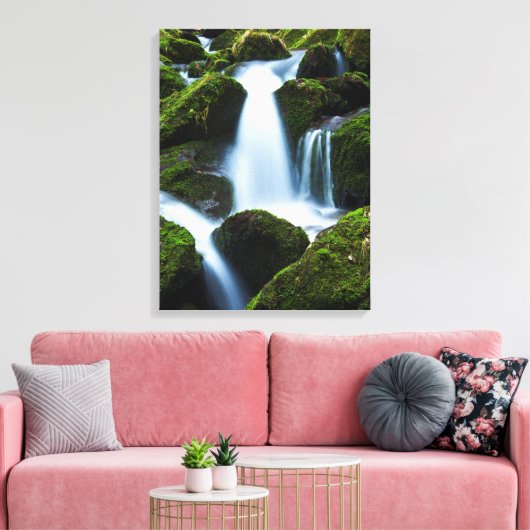 Canvas Art-Waterfall (Insitu (Woonkamer))