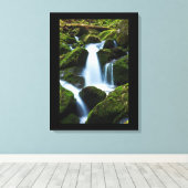 Canvas Art-Waterfall (Insitu (Houten vloer))