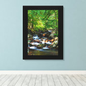 Canvas Art-Waterfall (Insitu (Houten vloer))