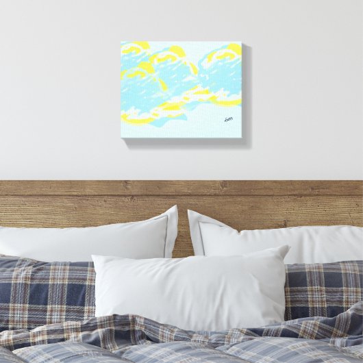 Canvas Art: Windy Sky (Insitu (Slaapkamer))