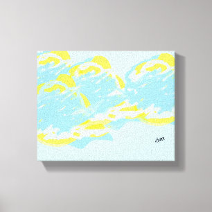 Canvas Art: Windy Sky Afdruk