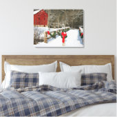 Canvas Art-Winter Scene Afdruk (Insitu (Slaapkamer))