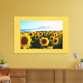 Canvas Art-Zonnebloemen (Insitu (Woonkamer))