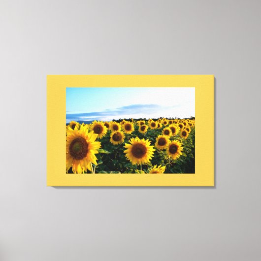 Canvas Art-Zonnebloemen (Voorkant)