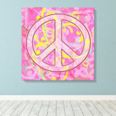 CANVAS ARTWORK - GESCHEIDEN VREDE - WALL DECOR (Insitu (Houten vloer))