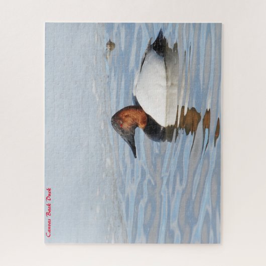Canvas Back Duck Legpuzzel (Verticaal)