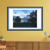 Canvas Blauw/Blk(WaterFront115)RFPMDesigns©️2019/2 Afdruk (Insitu (Woonkamer))