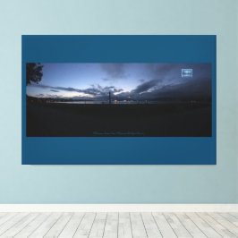 Canvas Blauwgroen (Water Front 117) RFPMDesigns©️2 Afdruk