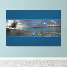 Canvas Blauwgroen (Water Front 24) RFPMDesigns ©️2 Afdruk