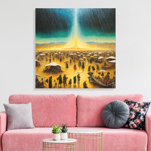 Canvas Bosch Transforms the Storm at Burning Man (Insitu (Woonkamer))