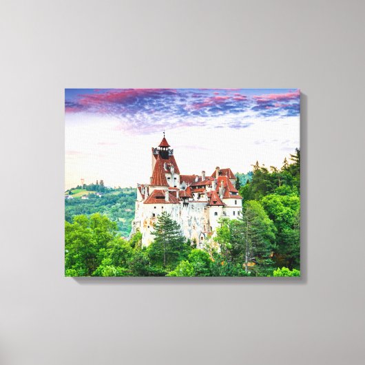 Canvas Bran Castle Afdruk (Voorkant)