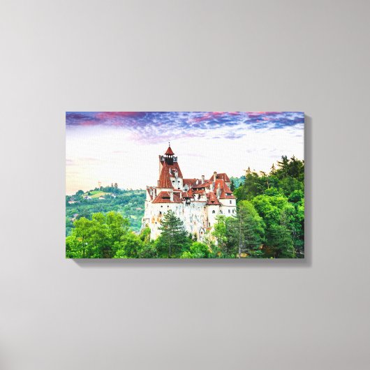 Canvas Bran Castle Afdruk (Voorkant)