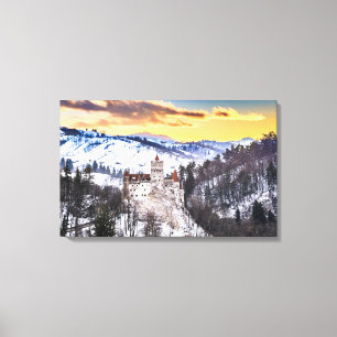 Canvas Bran Castle Afdruk