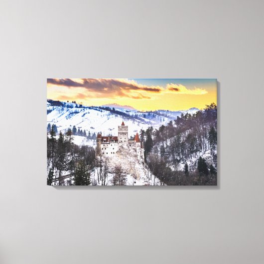 Canvas Bran Castle Afdruk (Voorkant)