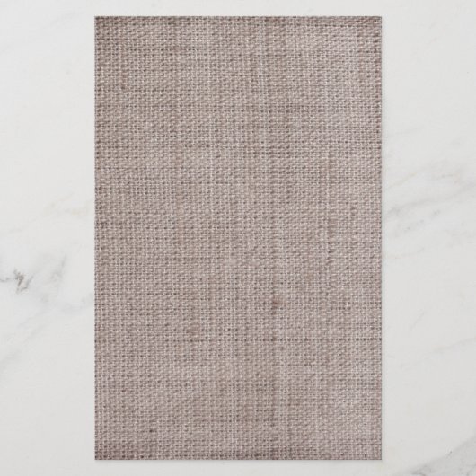 Canvas Burlap patronen Briefpapier (Voorkant)