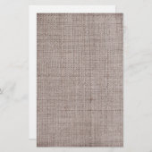 Canvas Burlap patronen Briefpapier (Voorkant / Achterkant)