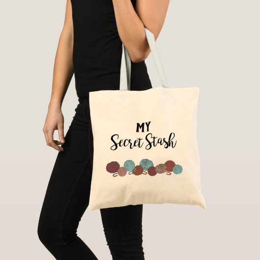 Canvas Canvas tas - Knitting/Crochet Project Bag (Voorkant (product))