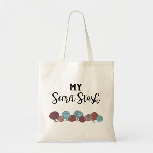Canvas Canvas tas - Knitting/Crochet Project Bag (Voorkant)