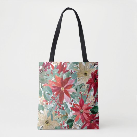 Canvas Canvas tas voor Vrouwen Esthetische Bloem (Voorkant)