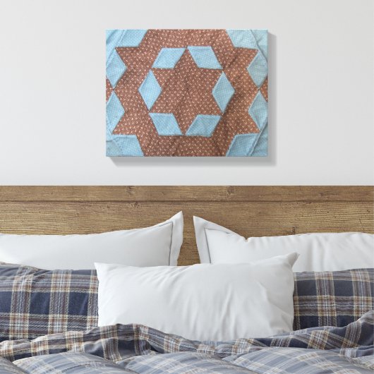 Canvas - Castle Quilt Pattern (Insitu (Slaapkamer))